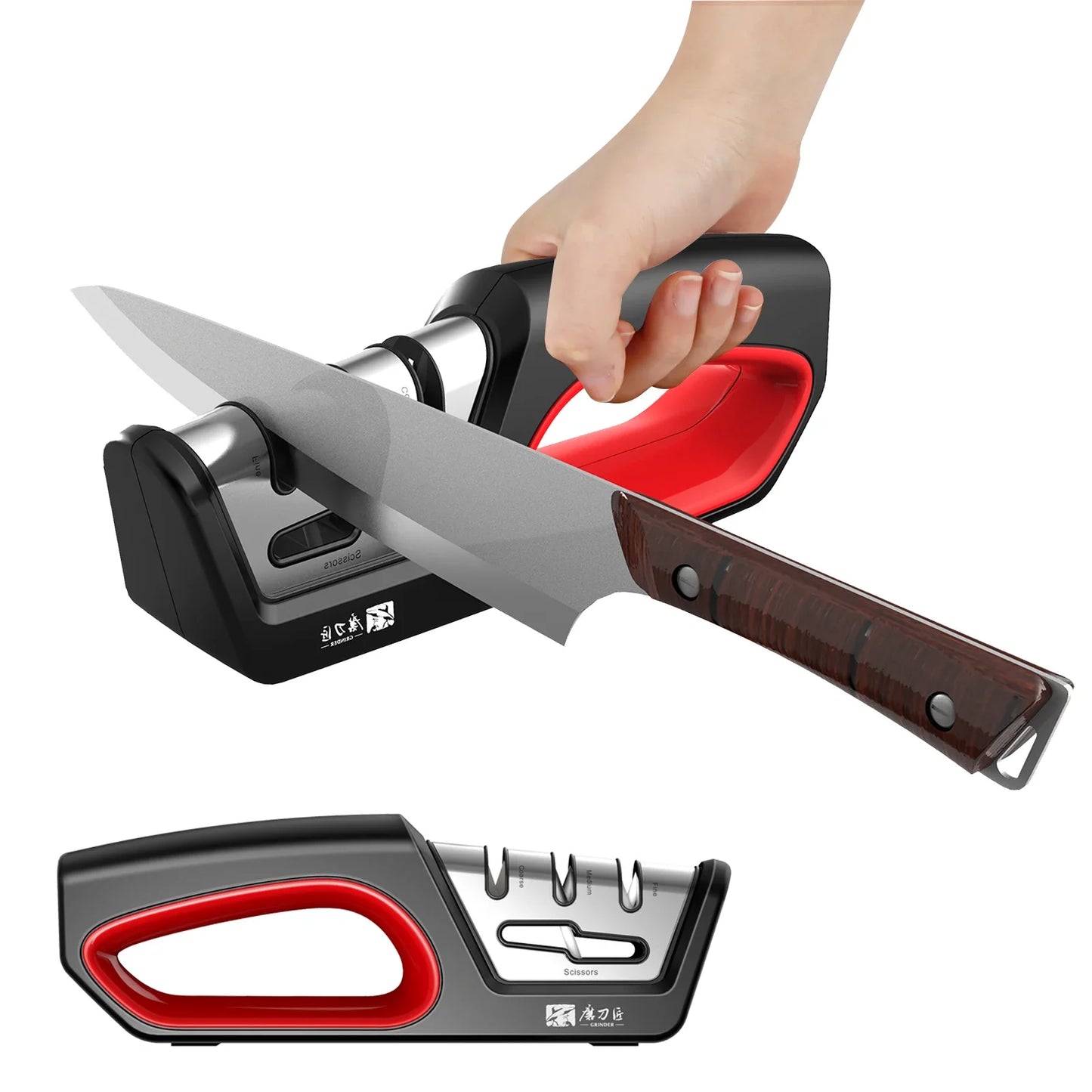 BladeTune Pro – 4-Stage Knife & Scissors Sharpener for UK Homes