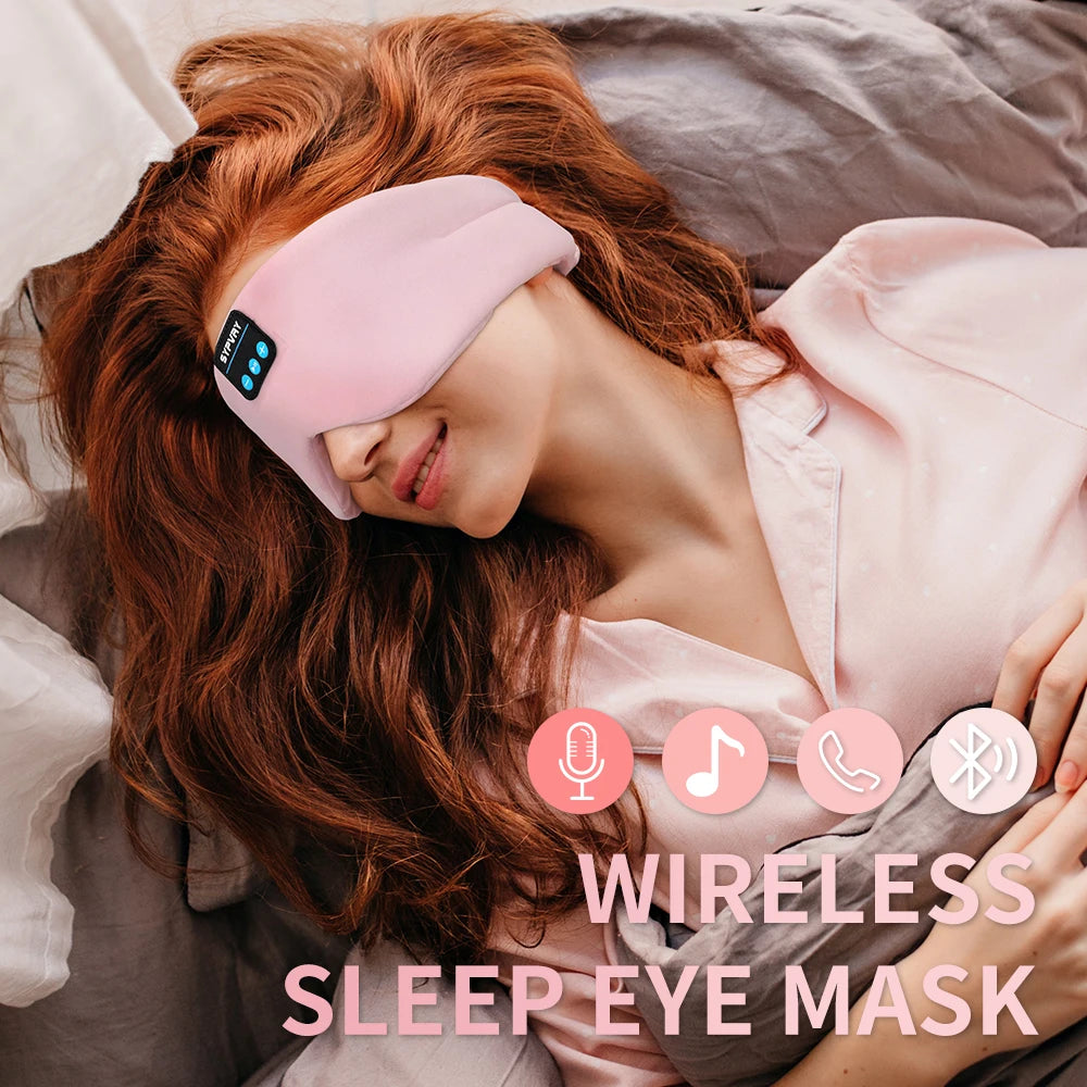 SleepTune Bluetooth Eye Mask – Wireless Headphones for Side Sleepers (UK)