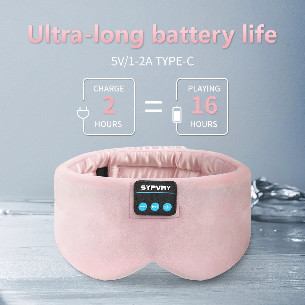 SleepTune Bluetooth Eye Mask – Wireless Headphones for Side Sleepers (UK)