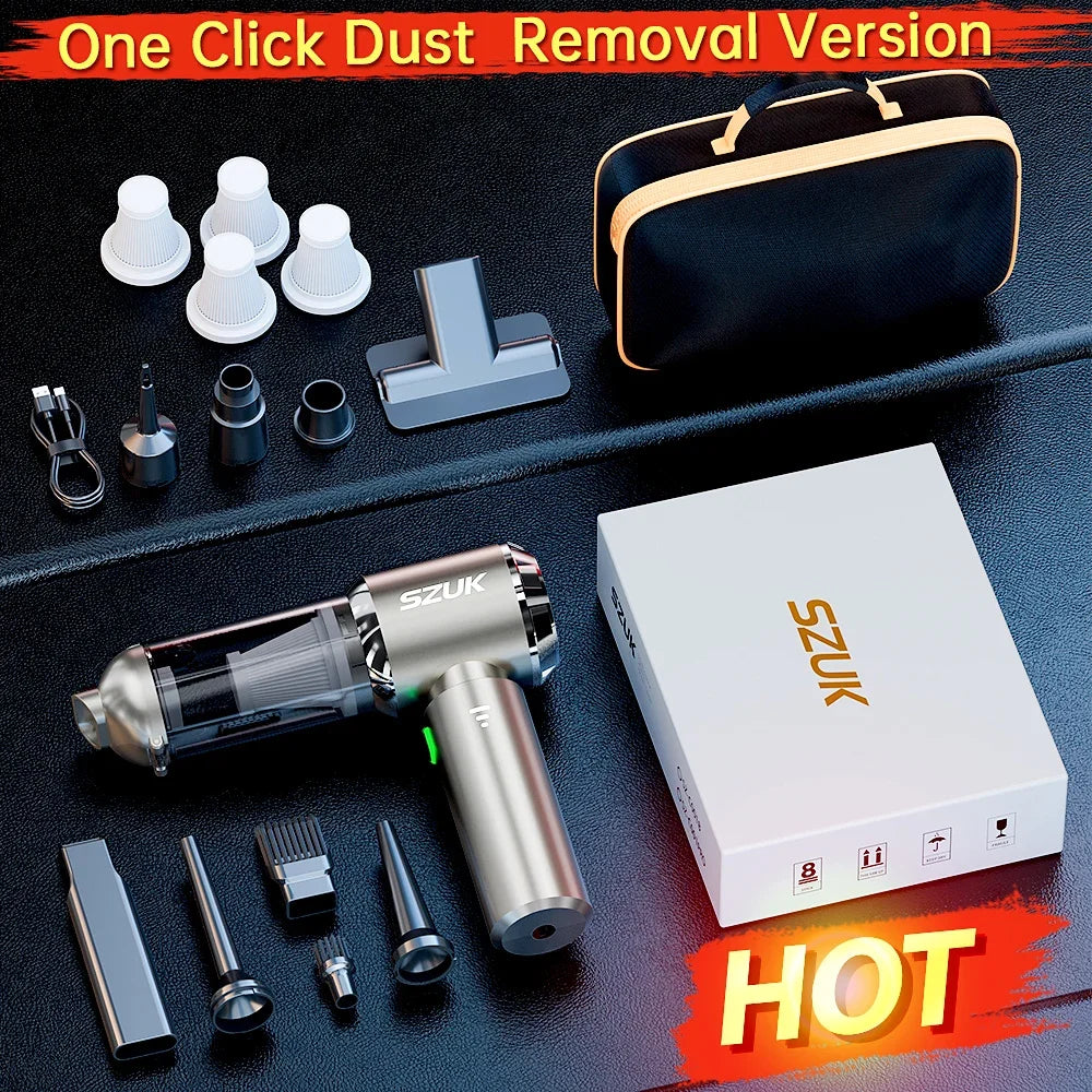 CleanDrive Turbo 985 – Portable Handheld Car Vacuum Cleaner