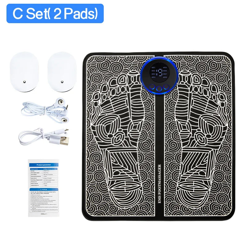 CircuFeet EMS – Relaxing Foot Massage Pad with Shock Therapy & Acupressure