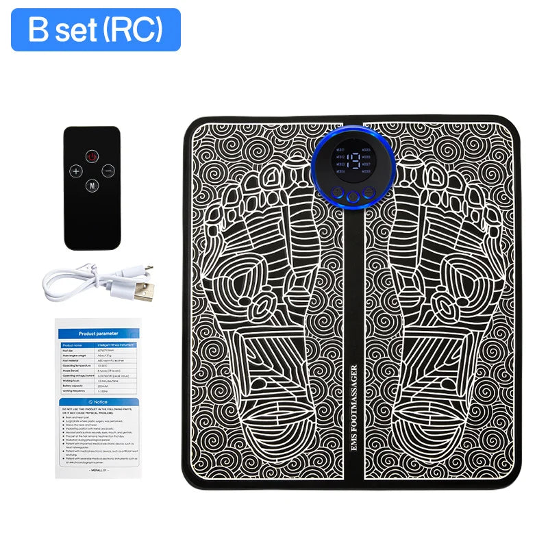 CircuFeet EMS – Relaxing Foot Massage Pad with Shock Therapy & Acupressure