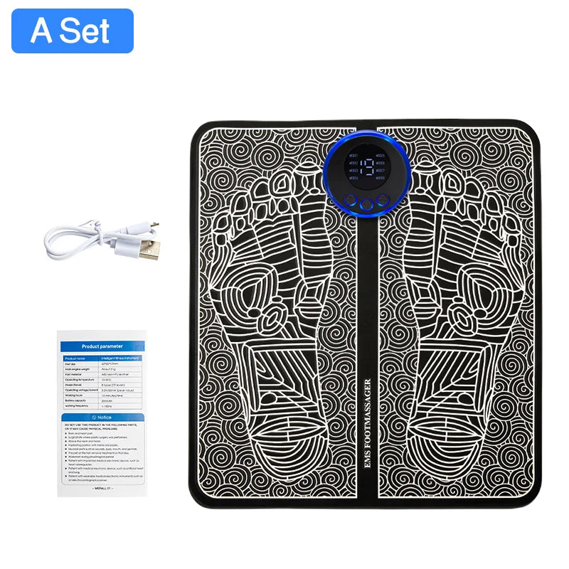 CircuFeet EMS – Relaxing Foot Massage Pad with Shock Therapy & Acupressure