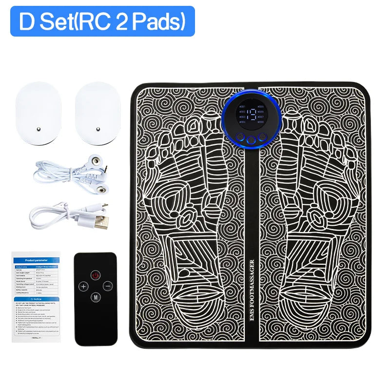 CircuFeet EMS – Relaxing Foot Massage Pad with Shock Therapy & Acupressure