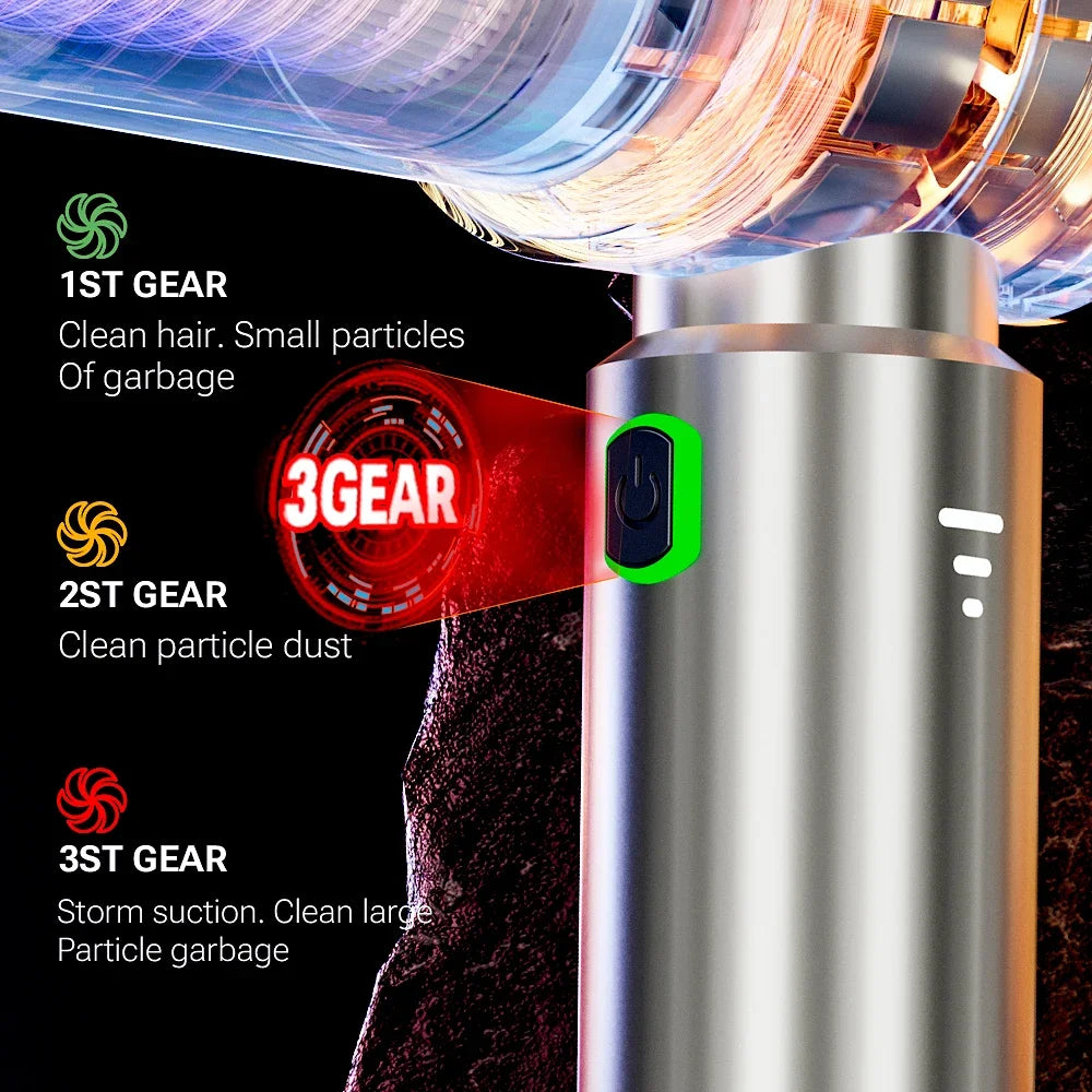 CleanDrive Turbo 985 – Portable Handheld Car Vacuum Cleaner