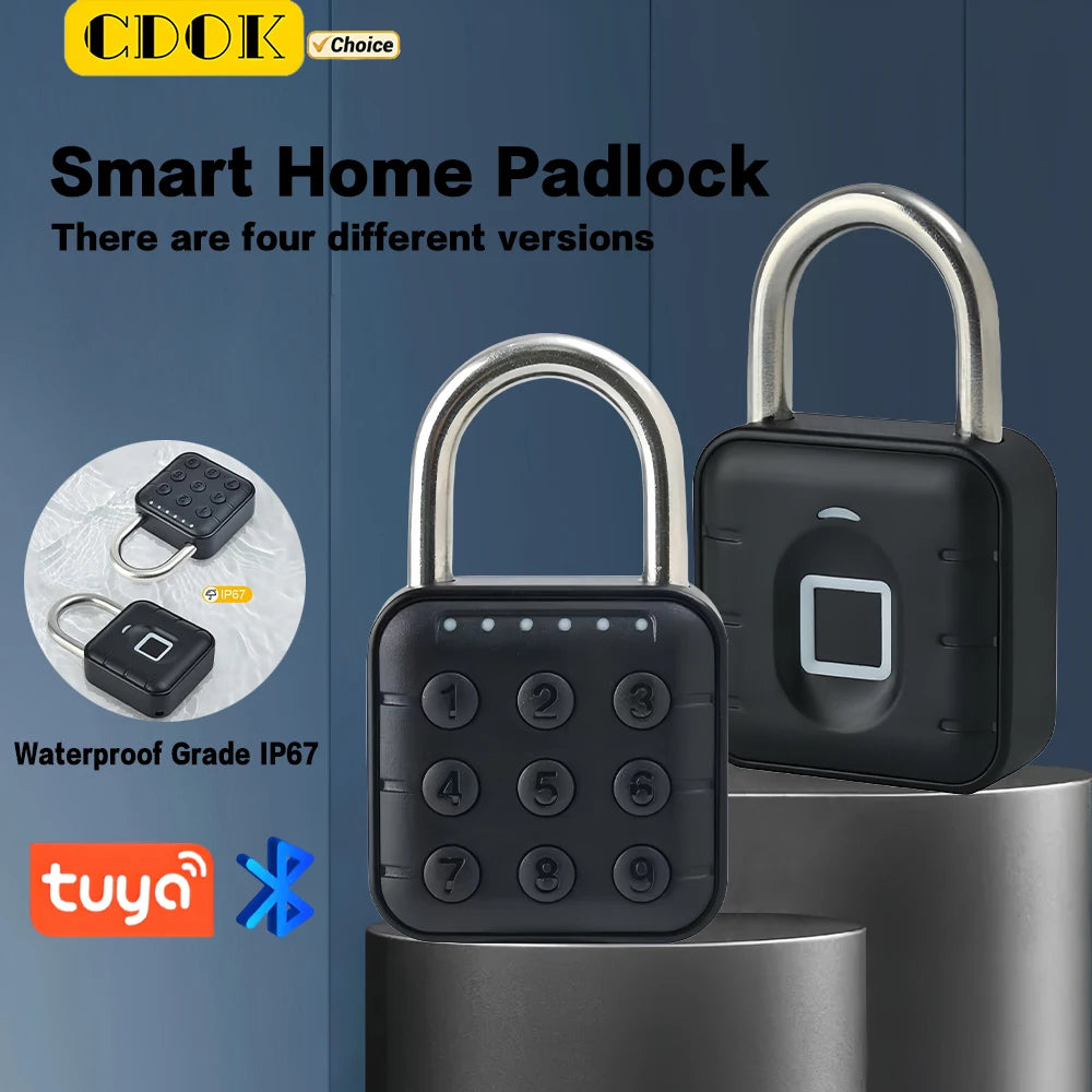 KeyFree Lock SY12 – Smart Waterproof Padlock for Travel & Gym