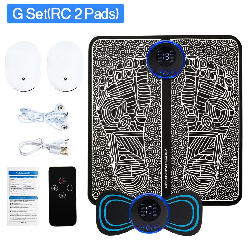 CircuFeet EMS – Relaxing Foot Massage Pad with Shock Therapy & Acupressure