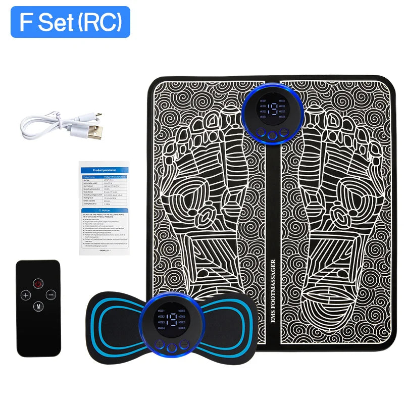 CircuFeet EMS – Relaxing Foot Massage Pad with Shock Therapy & Acupressure