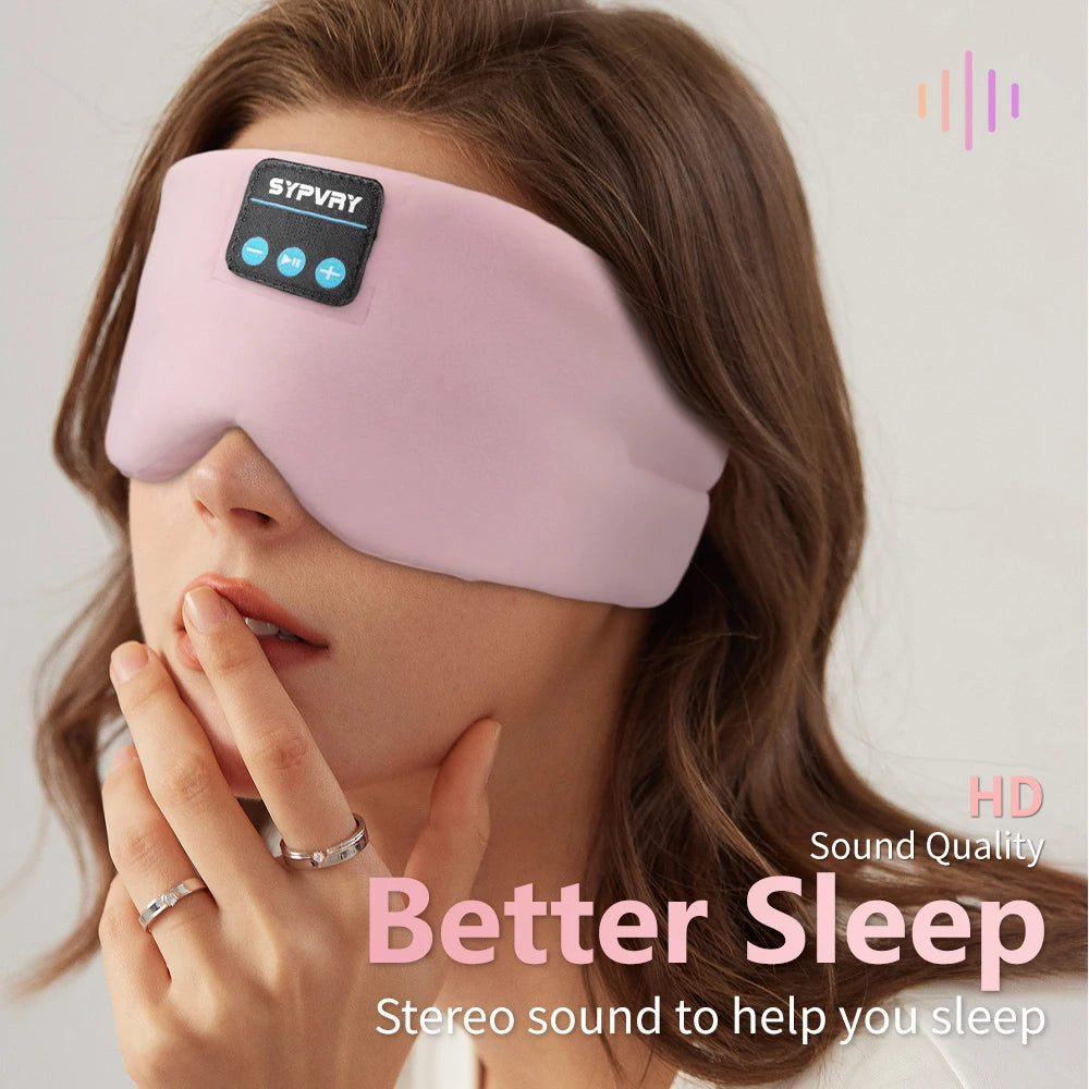 SleepTune Bluetooth Eye Mask – Wireless Headphones for Side Sleepers (UK)