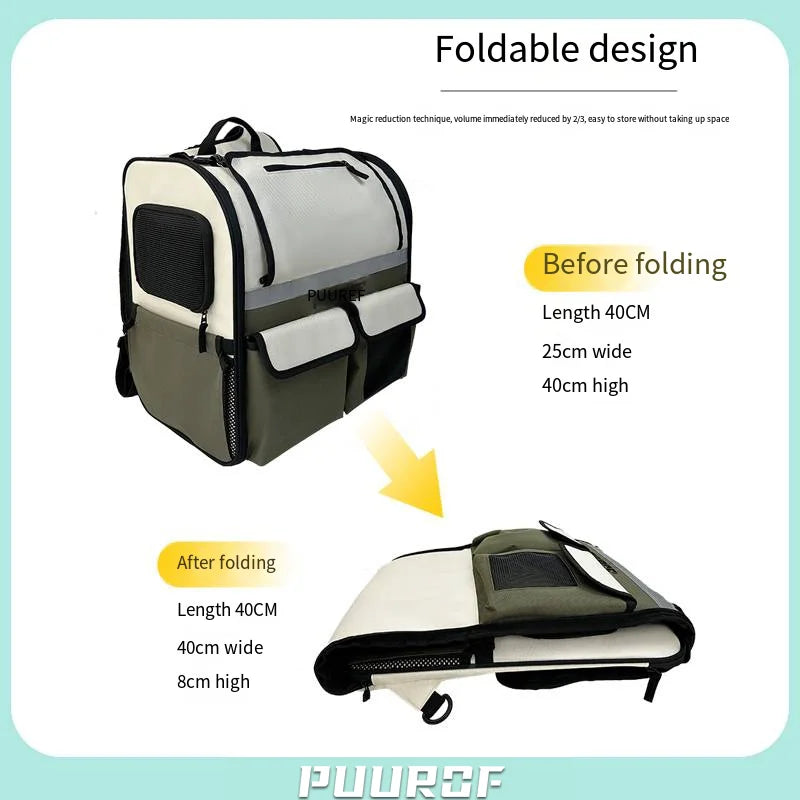 Puurof BreezePet – Large Capacity Windproof Cat Backpack (UK)