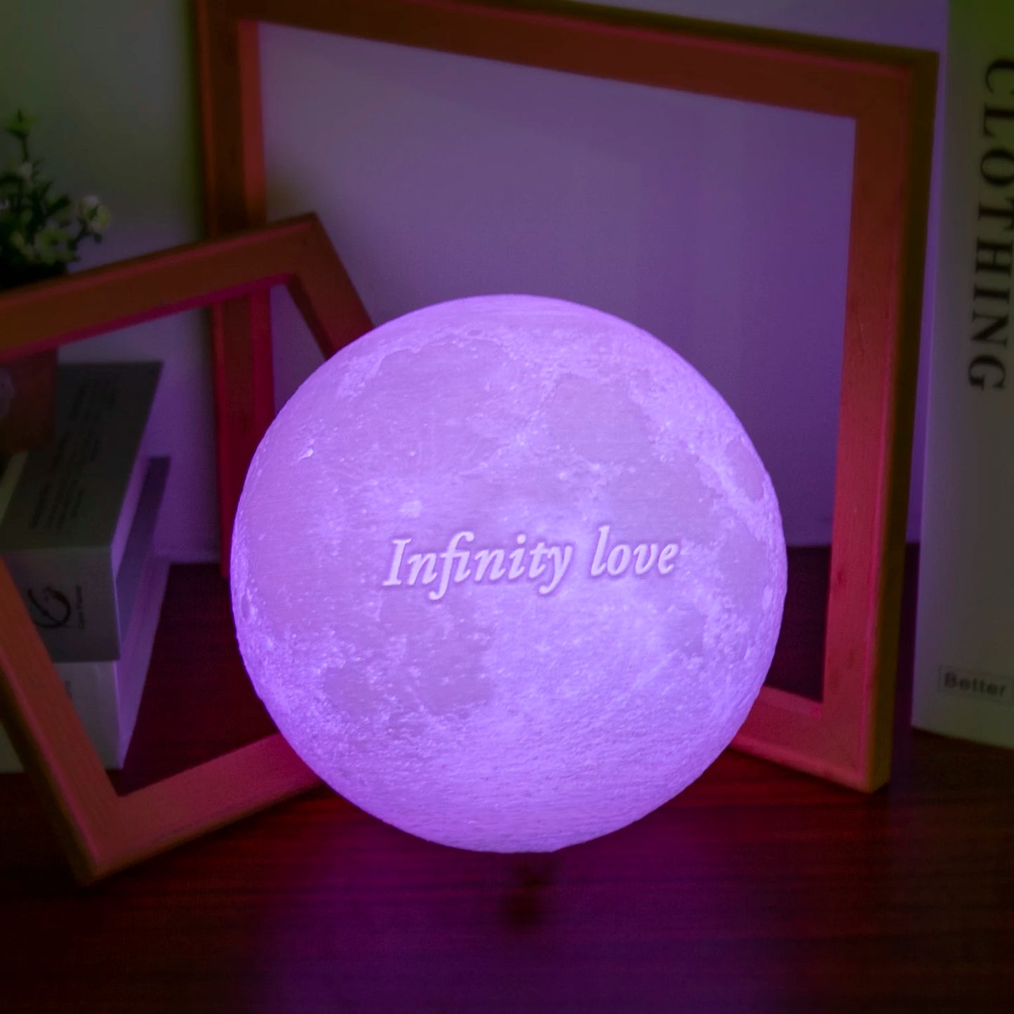 MoonLight Memories – Personalised Lunar Lamp with USB Rechargeable Light