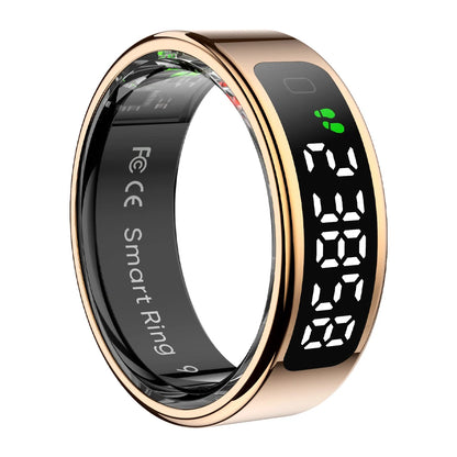 HealthBand R12 – Waterproof Smart Ring with Touchscreen & Fitness Manager