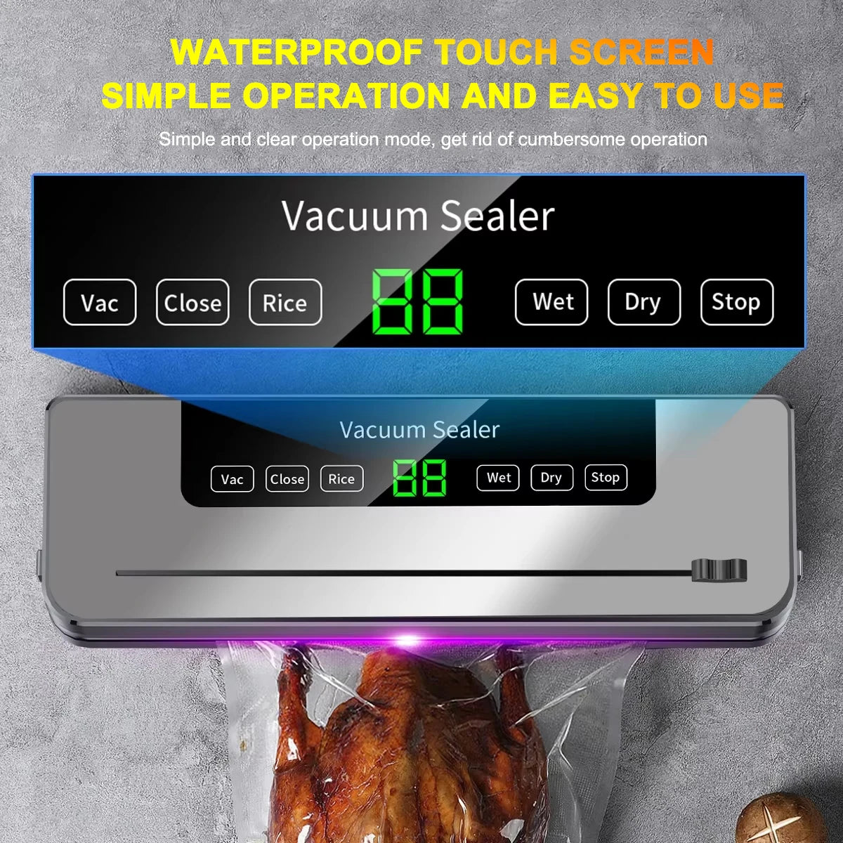 SealFresh Pro – Food Vacuum Sealer with UV & Cutter for Dry & Wet Foods (UK)