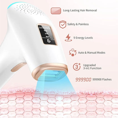 SilkPulse 999K – IPL Hair Removal Device for Face, Body & Bikini (UK)