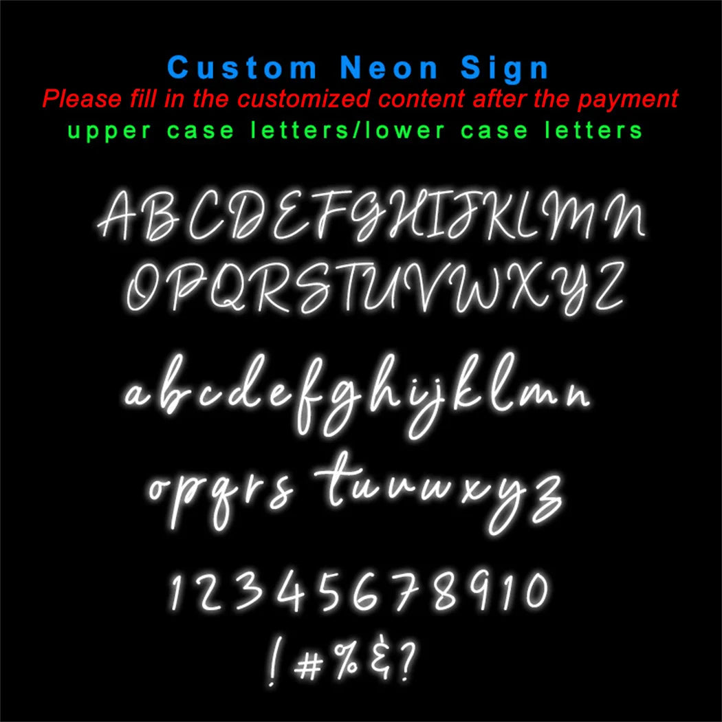 NeonSpark – LED Name Sign for Birthday Parties, Home & Dorm Decor