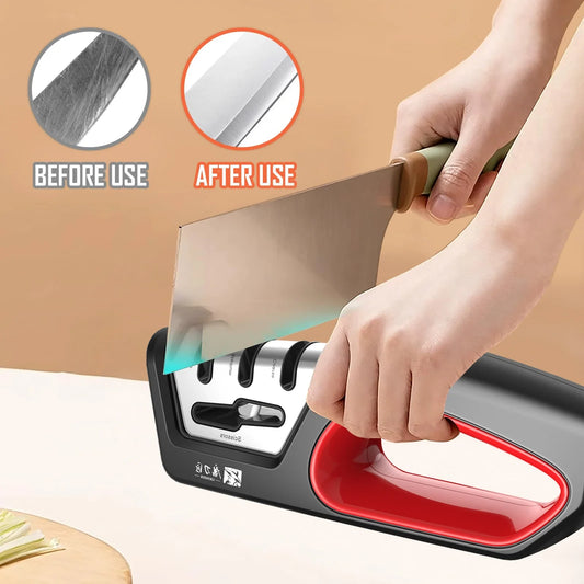 BladeTune Pro – 4-Stage Knife & Scissors Sharpener for UK Homes