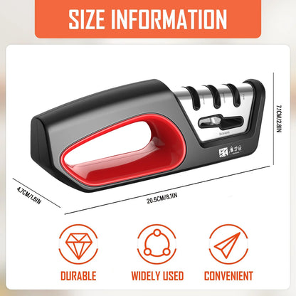 BladeTune Pro – 4-Stage Knife & Scissors Sharpener for UK Homes