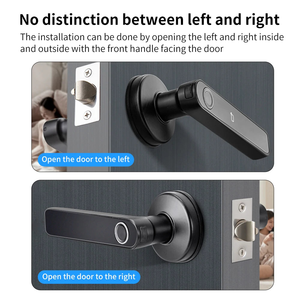 SmartEntry Max – Digital Door Lock with Fingerprint, Code & App Control (UK)