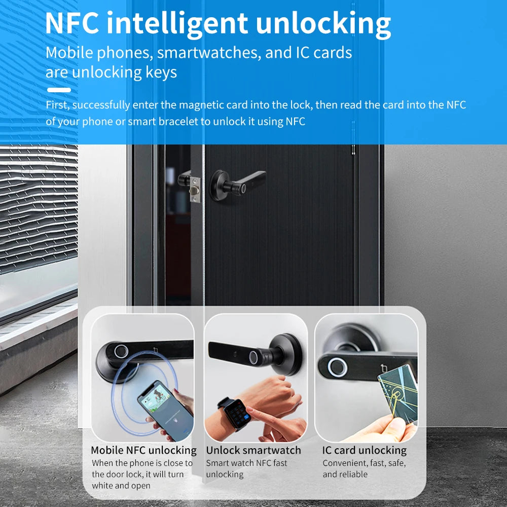 SmartEntry Max – Digital Door Lock with Fingerprint, Code & App Control (UK)