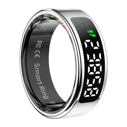 HealthBand R12 – Waterproof Smart Ring with Touchscreen & Fitness Manager