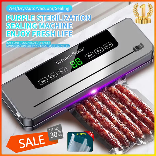 SealFresh Pro – Food Vacuum Sealer with UV & Cutter for Dry & Wet Foods (UK)