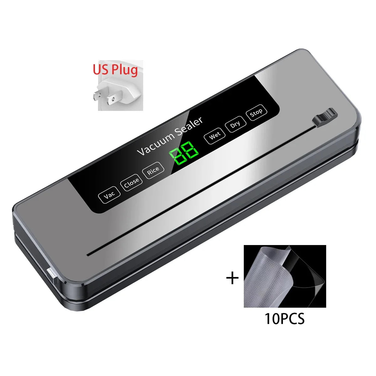 SealFresh Pro – Food Vacuum Sealer with UV & Cutter for Dry & Wet Foods (UK)
