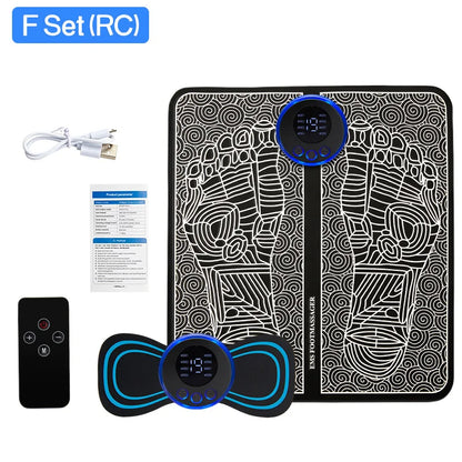 CircuFeet EMS – Relaxing Foot Massage Pad with Shock Therapy & Acupressure