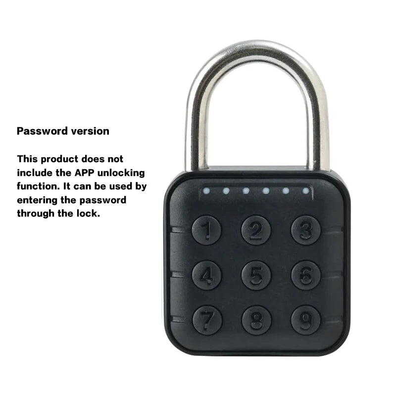 KeyFree Lock SY12 – Smart Waterproof Padlock for Travel & Gym
