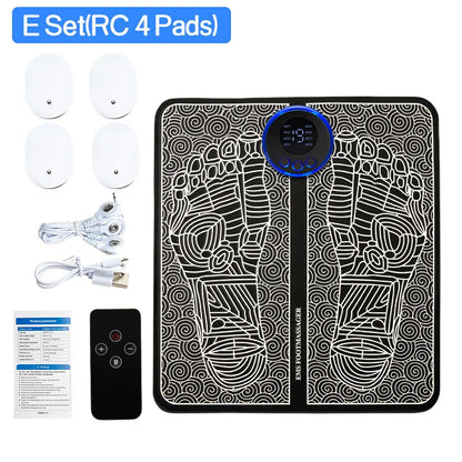 CircuFeet EMS – Relaxing Foot Massage Pad with Shock Therapy & Acupressure