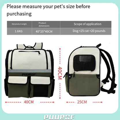 Puurof BreezePet – Large Capacity Windproof Cat Backpack (UK)