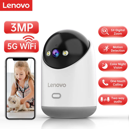 HomeGuard Pro 3MP – Smart Baby & Pet Monitor with Motion Tracking
